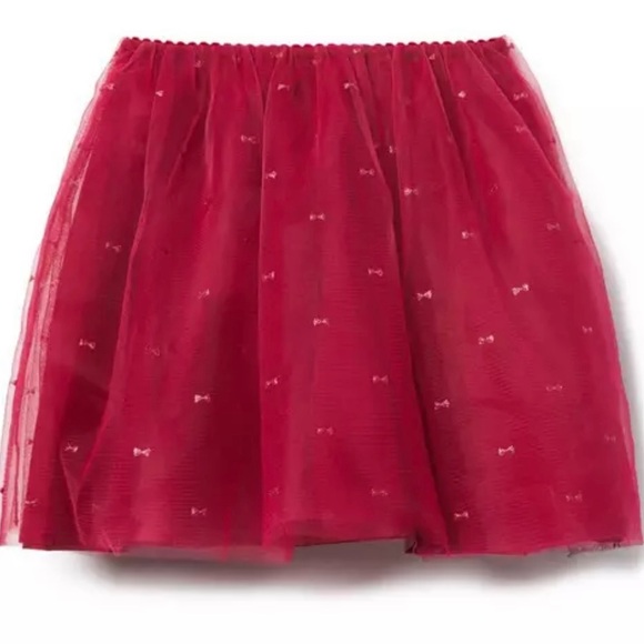 Janie and Jack x Juno Valentine Bow Tulle Skirt - Picture 7 of 8